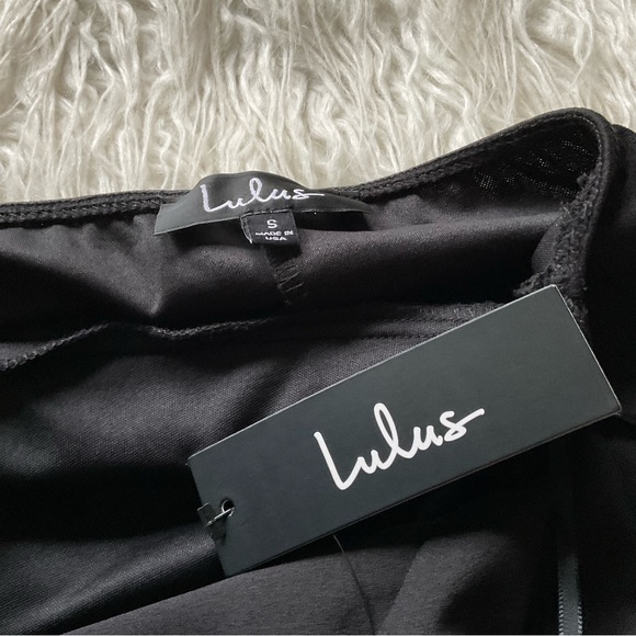 🆕Lulu’s Thinking‎ Out Loud Black Backless Jumpsuit - Picture 7 of 10